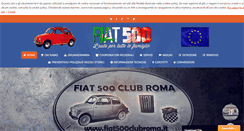 Desktop Screenshot of fiat500clubroma.it